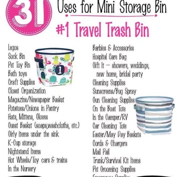 NIB Thirty-One Mini Storage Bin Candy Corners - Picture 4 of 4